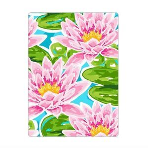 Colorful Water Lilies Magnet
